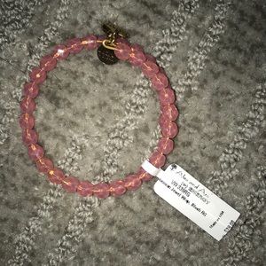 Pink Alex and Ani Adjustable Bracelet